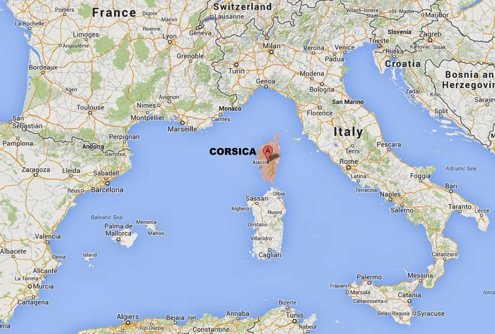 Corsica France Google Maps Google Chrome Am Provence Winezine