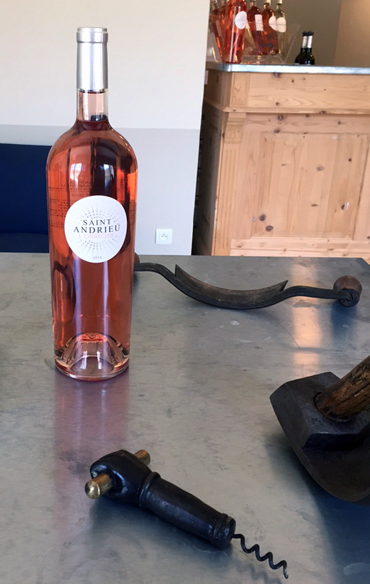 This Saint Andrieu L'Oratoire, AOC Coteaux Varois en Provence (2014) rosé is one of the delightful (darker-than-usual) Provence rosés I tasted at this domain. Photo by Susan Manfull.
