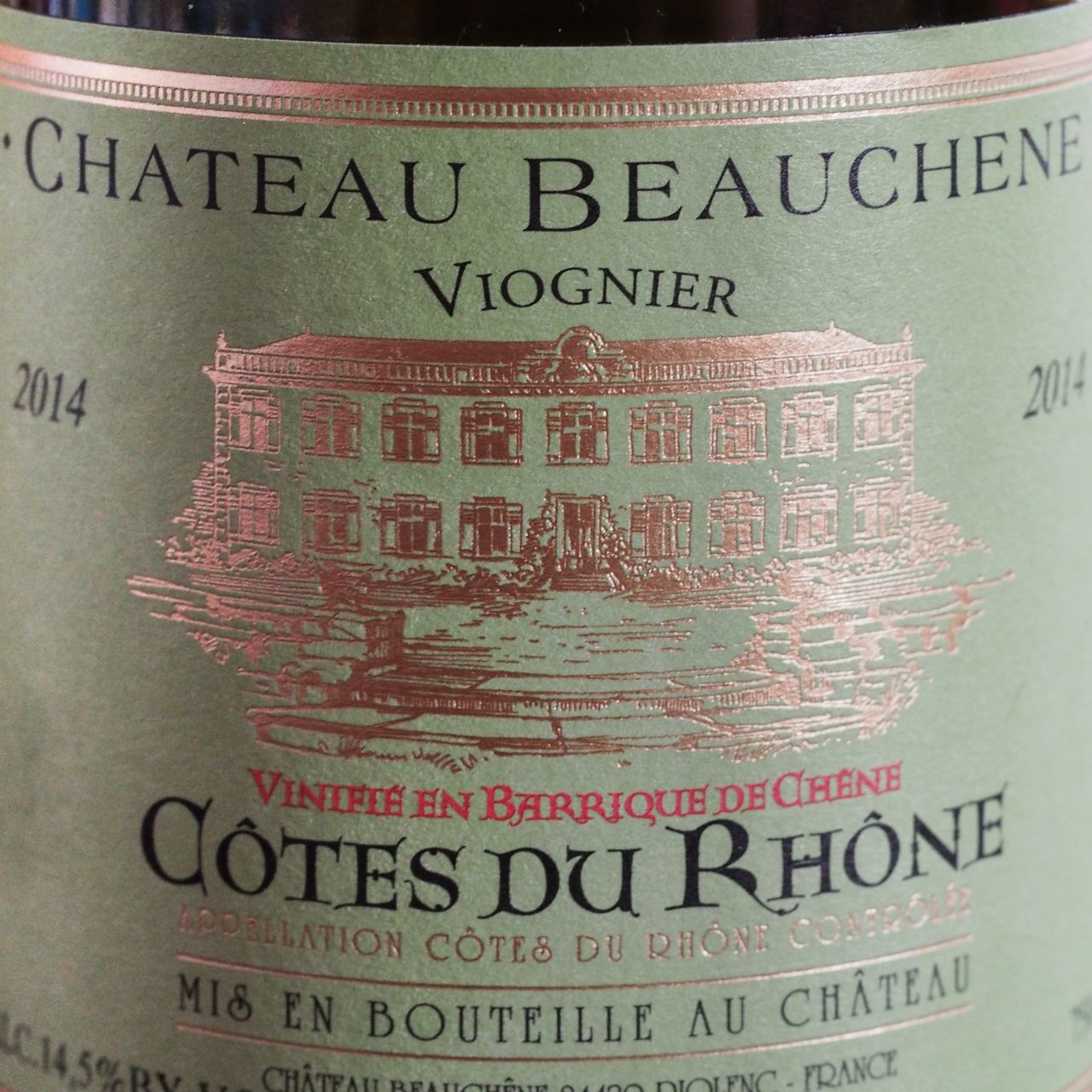 Château Beauchene Viognier (2014)